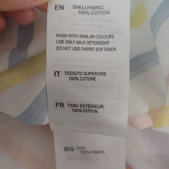 Marc O'Polo Women's Long Sleeve Light Blouse Pastel Stripes Size S - Picture 8 of 10